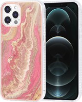 UNIQ Classic Case iPhone 12 Pro Max TPU Backcover hoesje - Marble Pink