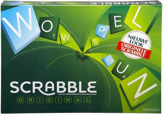 Thumbnail van een extra afbeelding van het spel Spellenbundel - 2 Stuks - Scrabble Original & Vier op 'n Rij