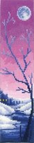 Borduurpakket Bladwijzer Lilac Twilight - Andriana