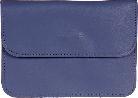 Schoudertasje blauw/grijs - 12,5x18cm