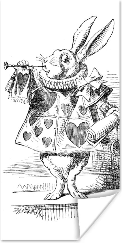 Affiche Alice au pays des merveilles - 80x160 cm