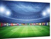 Voetbalstadion world cup - Foto op Dibond - 90 x 60 cm