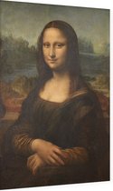 Mona Lisa, Leonardo da Vinci - Foto op Dibond - 60 x 90 cm