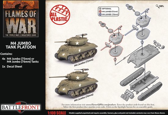 Thumbnail van een extra afbeelding van het spel M4 Jumbo Tank Platoon