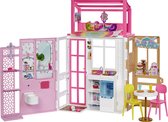 Barbie huis - 2 verdiepingen met Meubels en Accessoires
