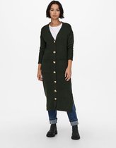 Only ONLDOLLY RIB MAXI CARDIGAN - Rosin Green