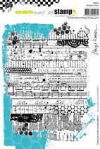 Carabelle Studio Cling stamp - A5 mixed media