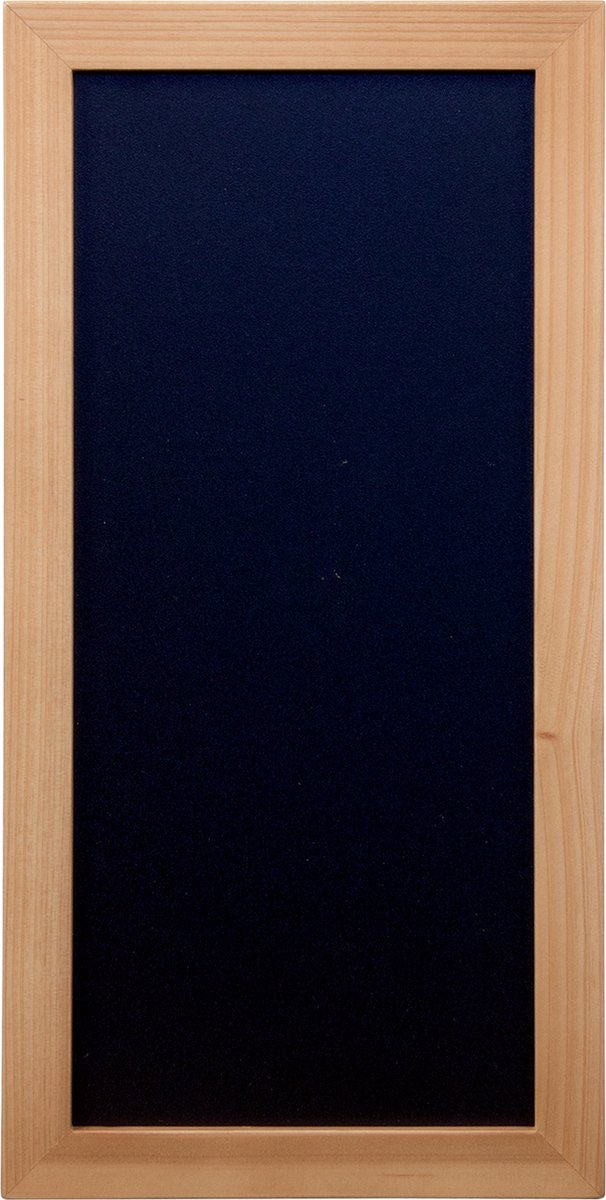 Securit® Klein houten wandkrijtbord van teakhout