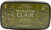 Versafine Clair Stempelkussen Shady Lane groen - inktkussen olijfgroen - pigment inkt voor fijne details