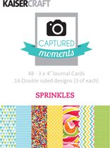 Kaisercraft captured moments 3x4" 3x16 ass. sprinkles