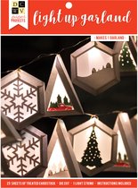American Crafts DCWV project stacks light up garland