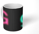 Mok - een hoofdletter en letter G - 350 ML - Beker - Uitdeelcadeautjes