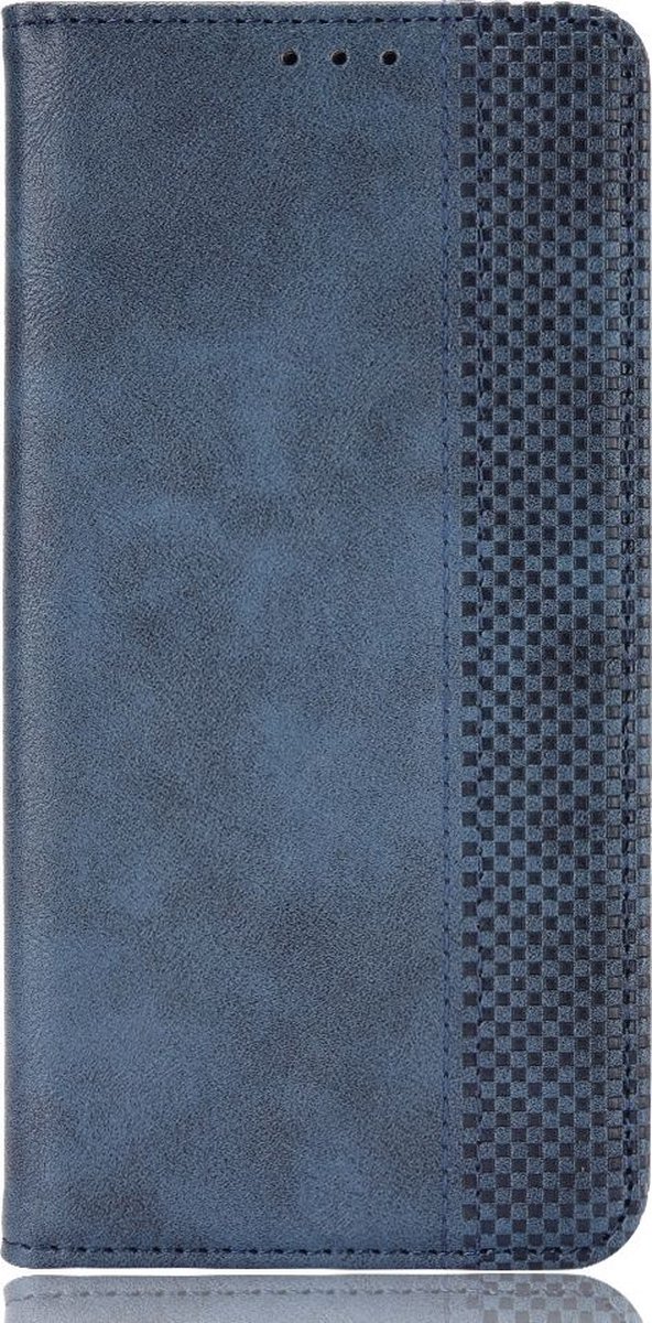 Mobigear Telefoonhoesje geschikt voor OnePlus Nord 2 Hoesje | Mobigear Sensation Bookcase Portemonnee | Pasjeshouder voor 3 Pasjes | Telefoonhoesje voor Pinpas / OV Kaart / Rijbewijs - Blauw