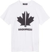 Dsquared2 Jongens Monotone T-shirt Wit maat 152