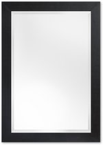 Moderne Spiegel 105x135 cm Zwart - Paige
