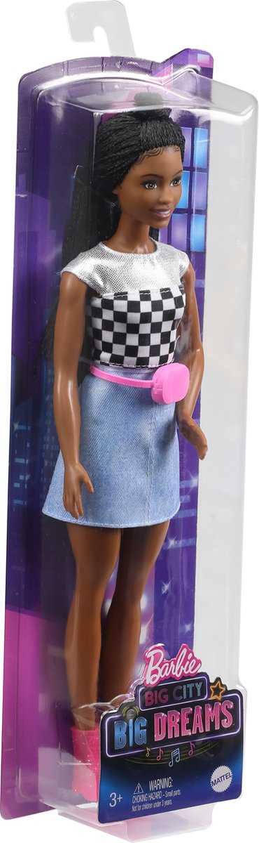 Barbie Big City Big Dreams poupée Brooklyn, jouet pour enfant, GXT04