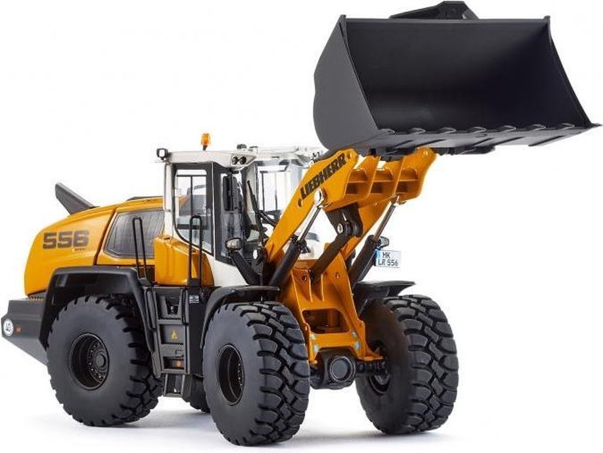 Wiking Miniatuurwiellader Liebherr L 556 Zink 1:32 Oranje | bol