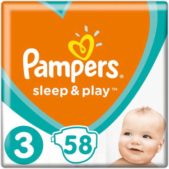 Pampers Sleep & Play Luiers - Maat 3 58 stuks | bol.com