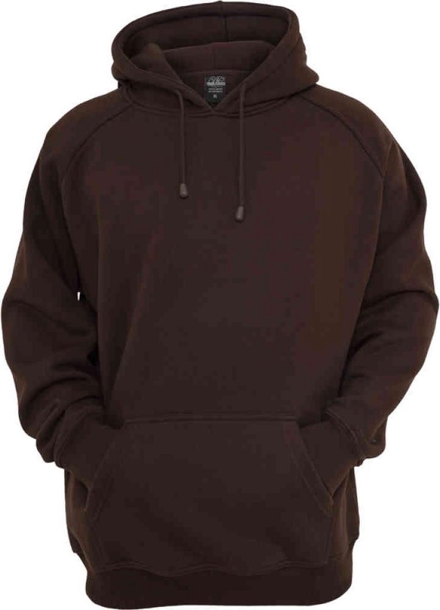 Urban Classics Blank Hoodie/trui L Bruin