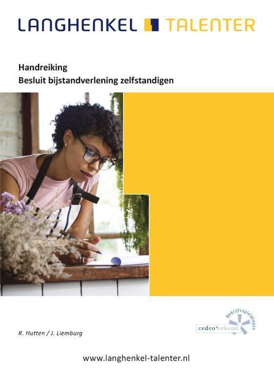 Handreiking Besluit bijstandverlening zelfstandigen - cover