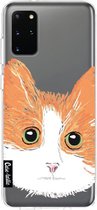 Casetastic Samsung Galaxy S20 Plus 4G/5G Hoesje - Softcover Hoesje met Design - Little Cat Print