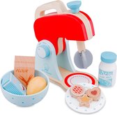 New Classic Toys - Speelgoedkeukenmachine - Mixer Set - Rood