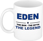 Eden The man, The myth the legend cadeau koffie mok / thee beker 300 ml