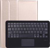 Bluetooth toetsenbord geschikt voor iPad Pro 11 (2020) - Bluetooth Toetsenbord hoes - Toetsenbord hoes met Touchpad - Goud