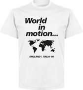 T-shirt World In Motion - Blanc - M
