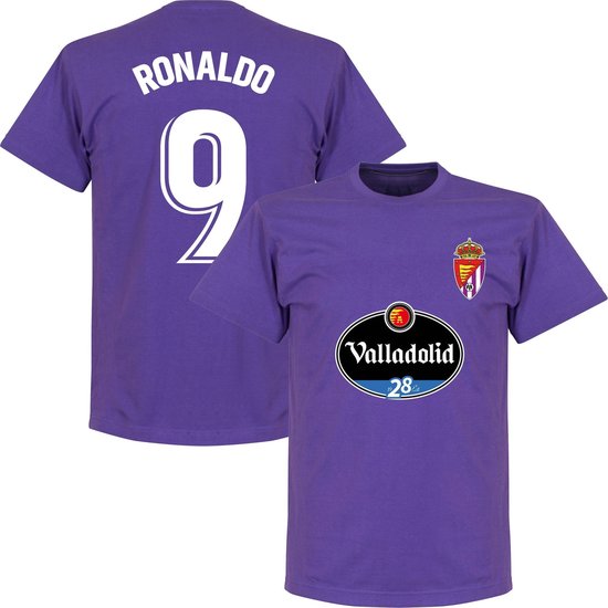 Real Valladolid Ronaldo 9 Team T-Shirt - Paars - S