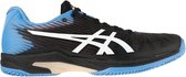 Asics Solution Speed FF Clay Black/Blue- Maat 42.5