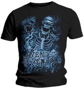 Avenged Sevenfold - Chained Skeleton Heren T-shirt - S - Zwart