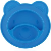 Nuby Bord Met Zuigbodem Beer Junior Siliconen Blauw