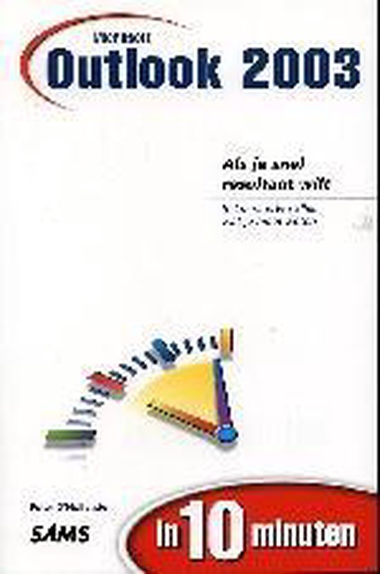 Cover van het boek 'Microsoft Outlook 2003 in 10 minuten'