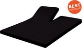 SENZA DONNA SPLIT Topper Hoeslaken 140x210+20/85 cm ZWART - SPT
