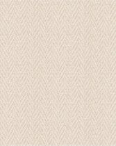 Loft visgraat beige behang (vliesbehang, beige)