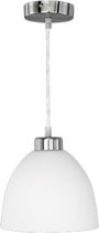 LED Hanglamp - Trion Dolina - E27 Fitting - 1-lichts - Rond - Mat Chroom - Aluminium - BES LED
