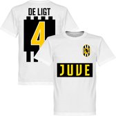 Juventus De Ligt 4 Team T-Shirt - Wit - L