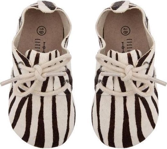 Chaussures pour femmes Little Indians Zebra 10,5 Cm Cuir Zwart/ blanc Taille 15