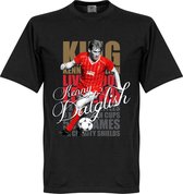 Kenny Dalglish Legend T-Shirt - Zwart - Kinderen - 152