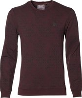 No Excess Pullover - Modern Fit - Bordo - XXL