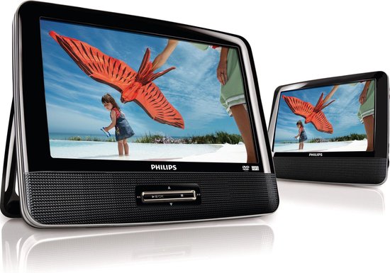 Philips PD9122 - Portable DVD-speler met 2 schermen - 9 inch
