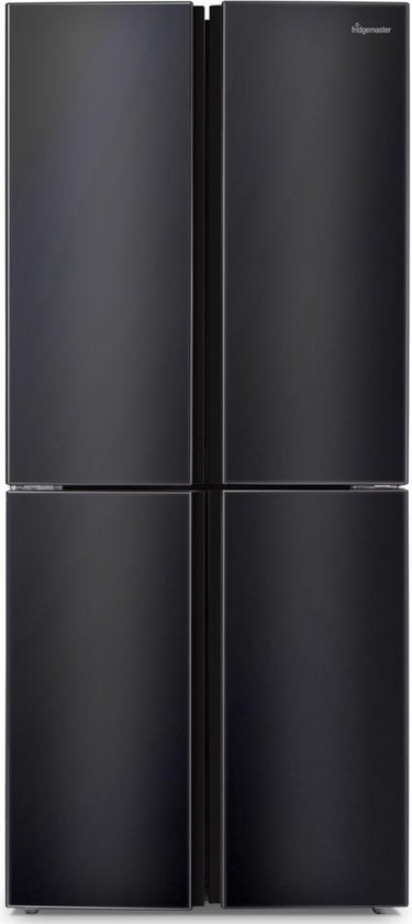 Koelkast: Fridgemaster MQ79394FFB amerikaanse koelkast Vrijstaand 394 l Zwart, van het merk Fridgemaster