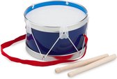 New Classic Toys Speelgoed Trommel -  Ø 17 cm - Blauw