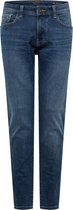camel active Slim Fit Organic Cotton-Mix Jeans - Maat menswear-33/34 - Blauw