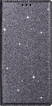 Coverup Glitter Book Case - Geschikt voor Samsung Galaxy A41 Hoesje - Grijs