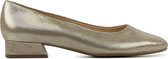 Peter Kaiser  Dames Pumps / Damesschoenen - Suède   - Blokhak  hoogte 3 cm - plus 33501 met - Goud - Maat 39.5