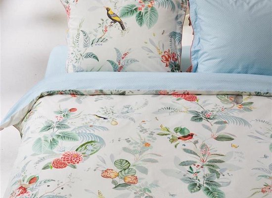 Pip Studio Floris - Housse de couette - double - 200x200 / 220 cm - Wit