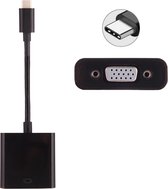 USB-C / Type-C 3.1 male naar VGA vrouwelijke adapterkabel voor MacBook 12 inch, Chromebook Pixel 2015, Nokia N1 tablet-pc, lengte: ongeveer 10 cm
