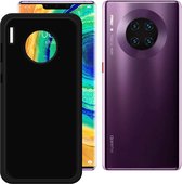 Hoesje Geschikt voor: Huawei Mate 30 Pro - Silicone - Zwart